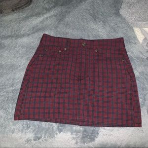 Plaid skirt